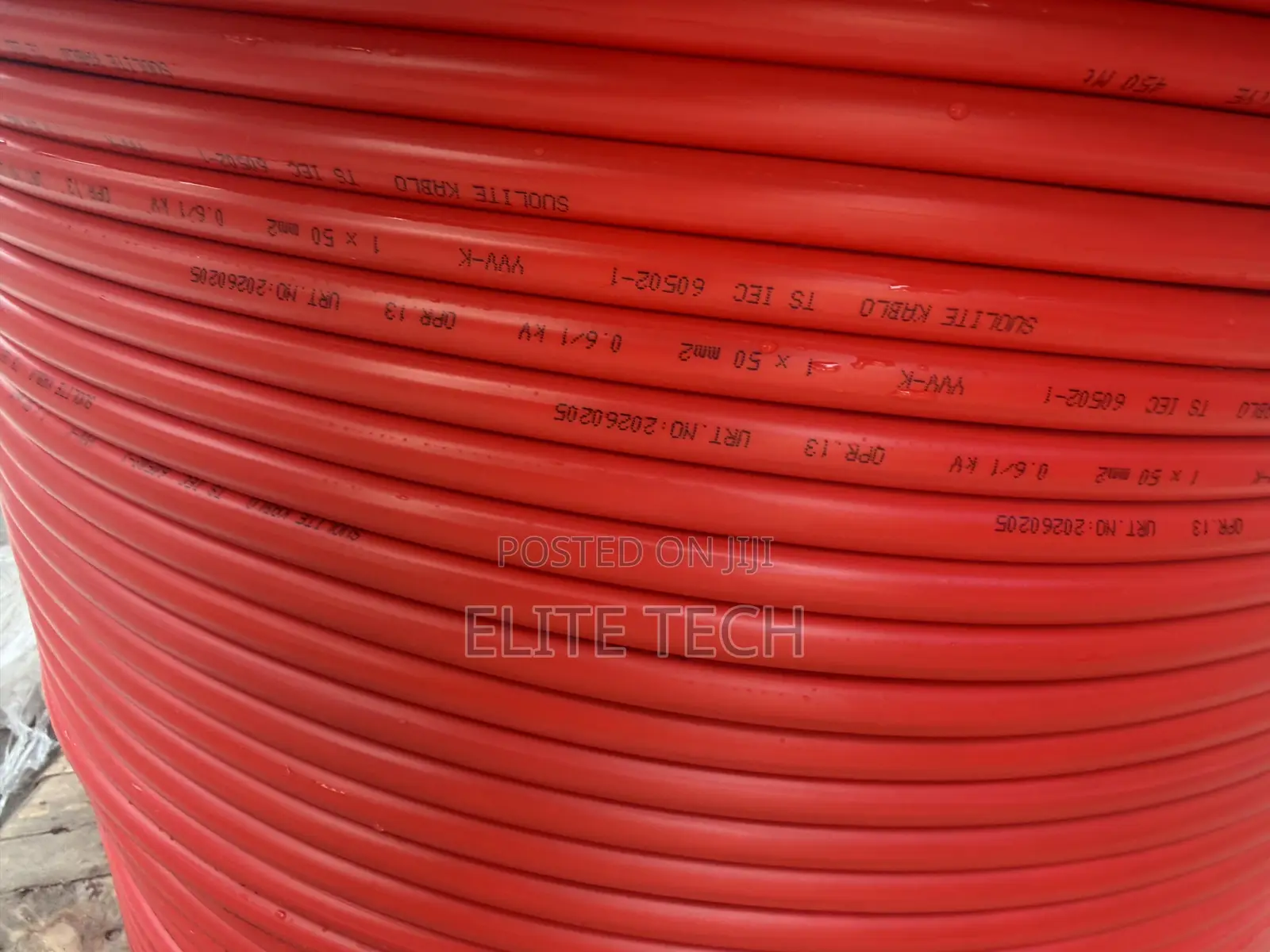 Original 50mm Single Core Flexible Welding Cable – 100% Pure Copper