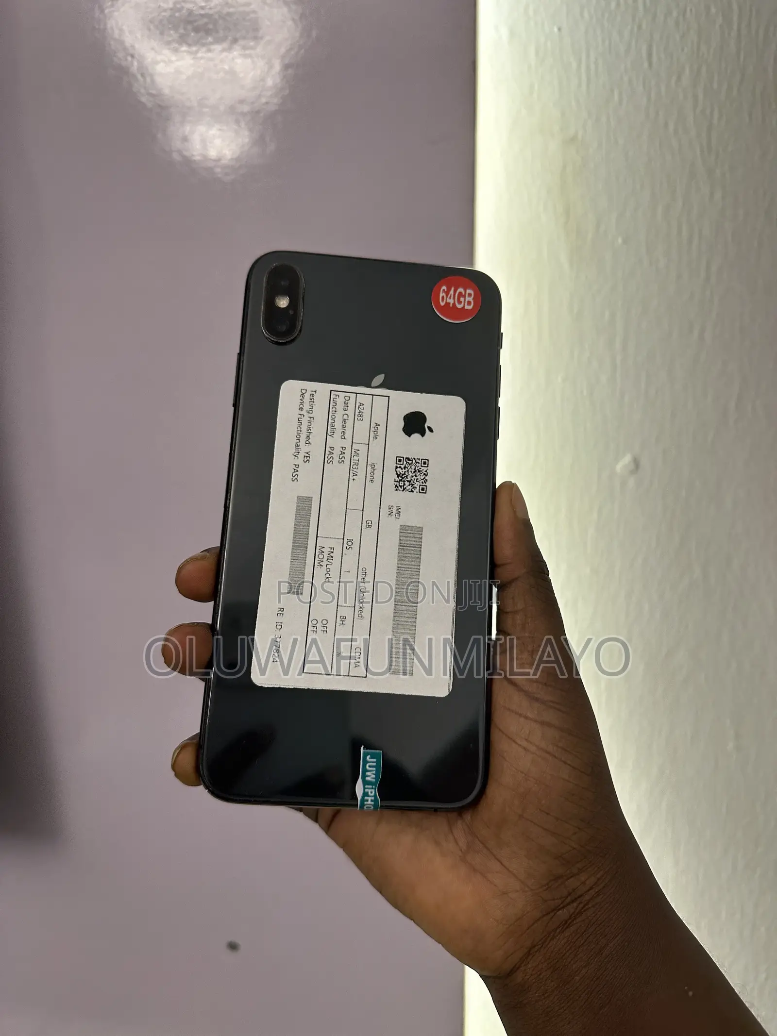 Apple iPhone XS Max 64 GB Black