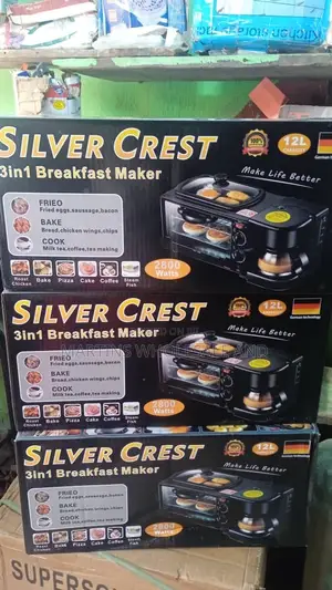 Silver Crest 3-in-1 Breakfast Maker (12L Capacity, 2800 Watts