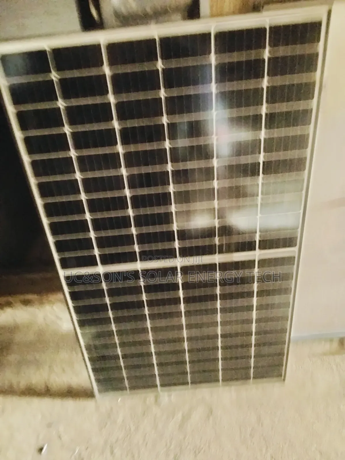 Canadian 450W Black Frame Solar Panel Halfcut (120 Cell's, 7 Bust Bar)