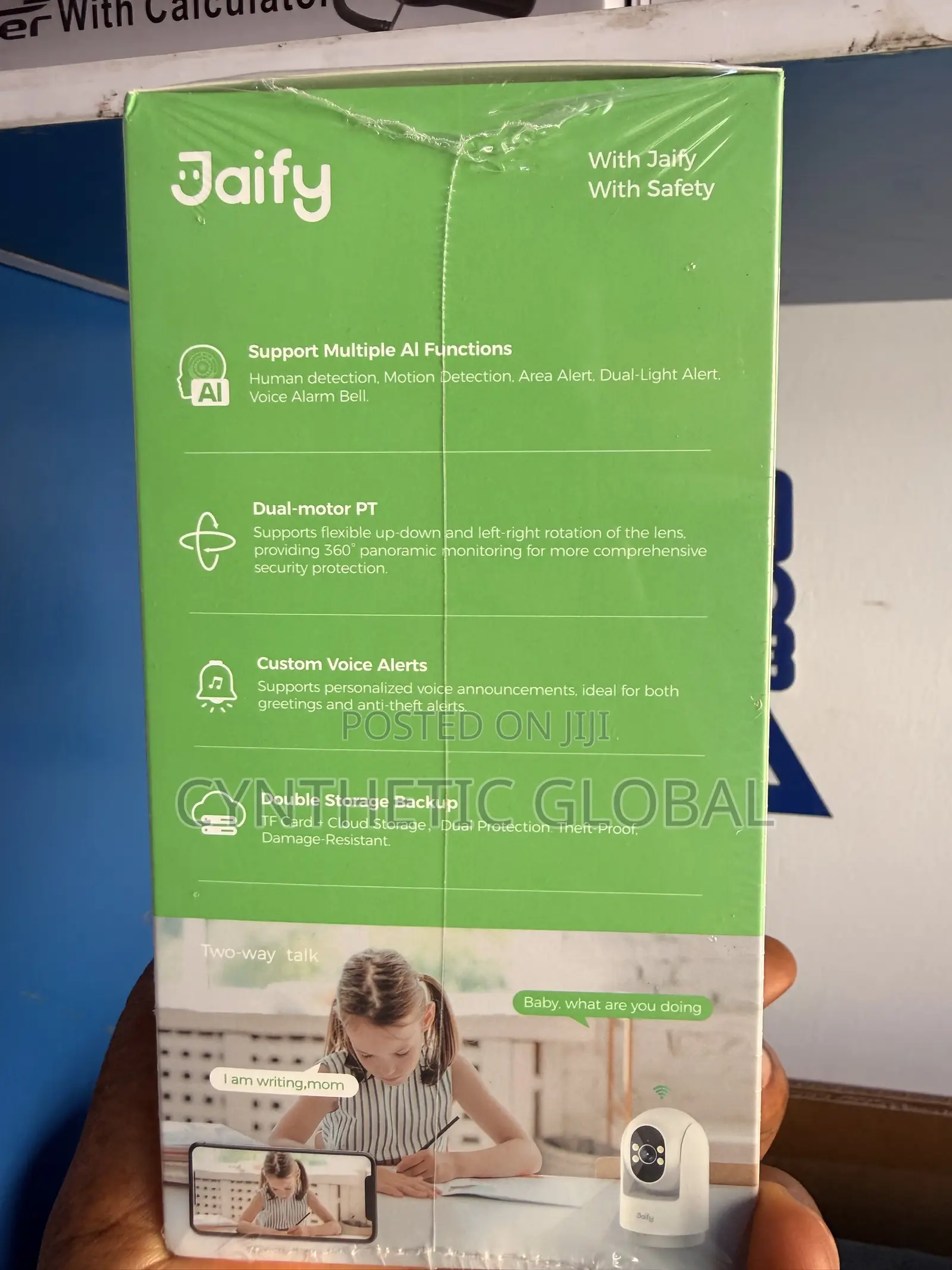 Jaify M2 Smart 3mp Indoor Pt Wifi Camera