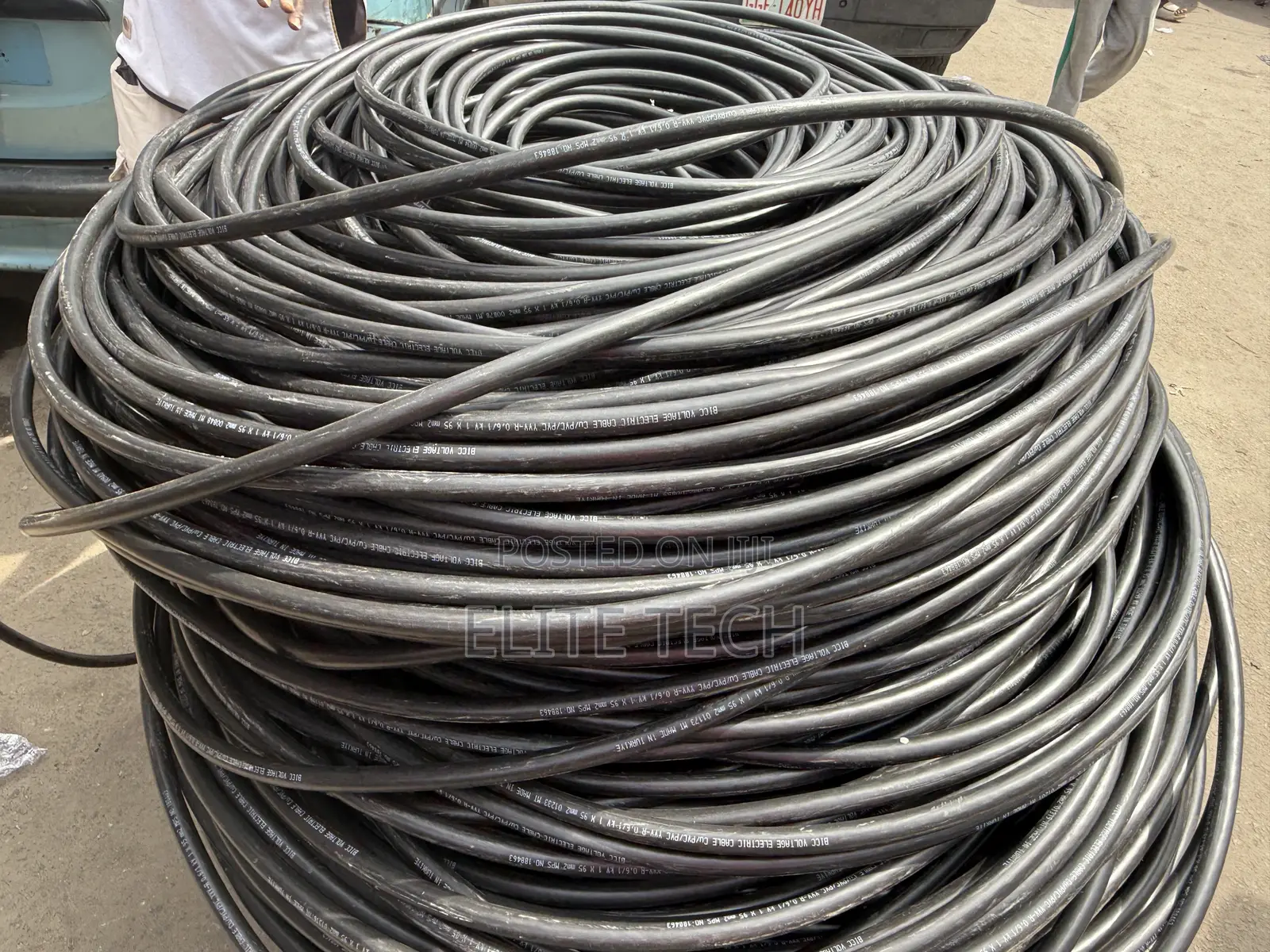 Original 95mm Single Core Double Sheathed PVC Copper Cable –Full Gauge