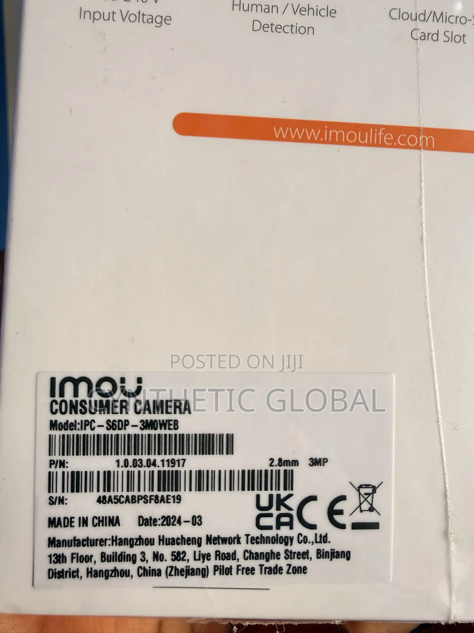 Imou E27 3mp Smart Bulb Wifi CCTV Camera