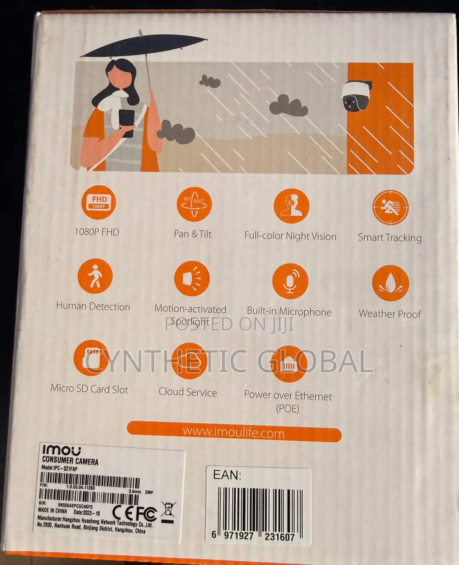 Imou Ipc-S21fap 2mp Ip Mini Pt Audio Camera