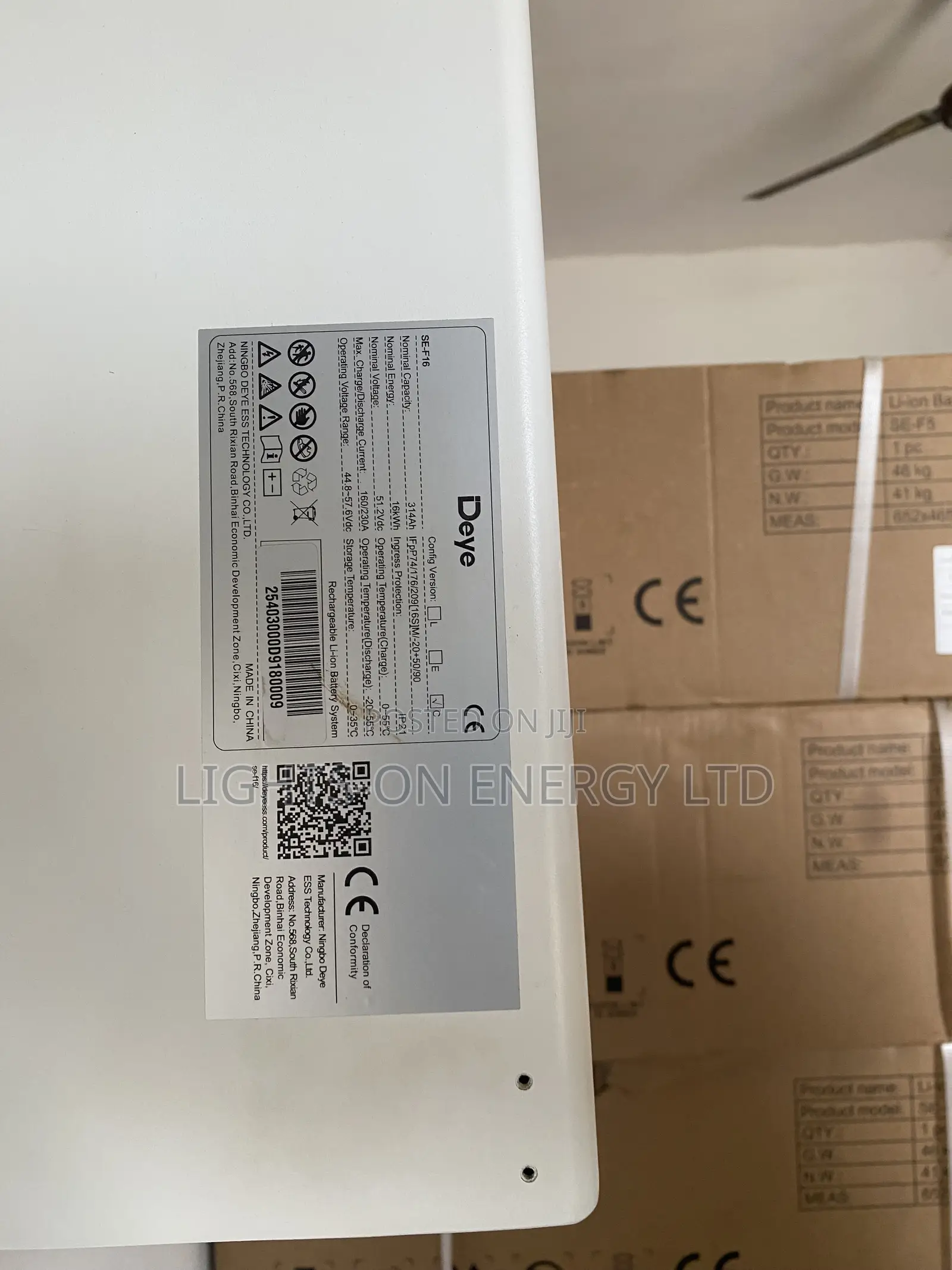 Deye 16kwh Lithium Battery