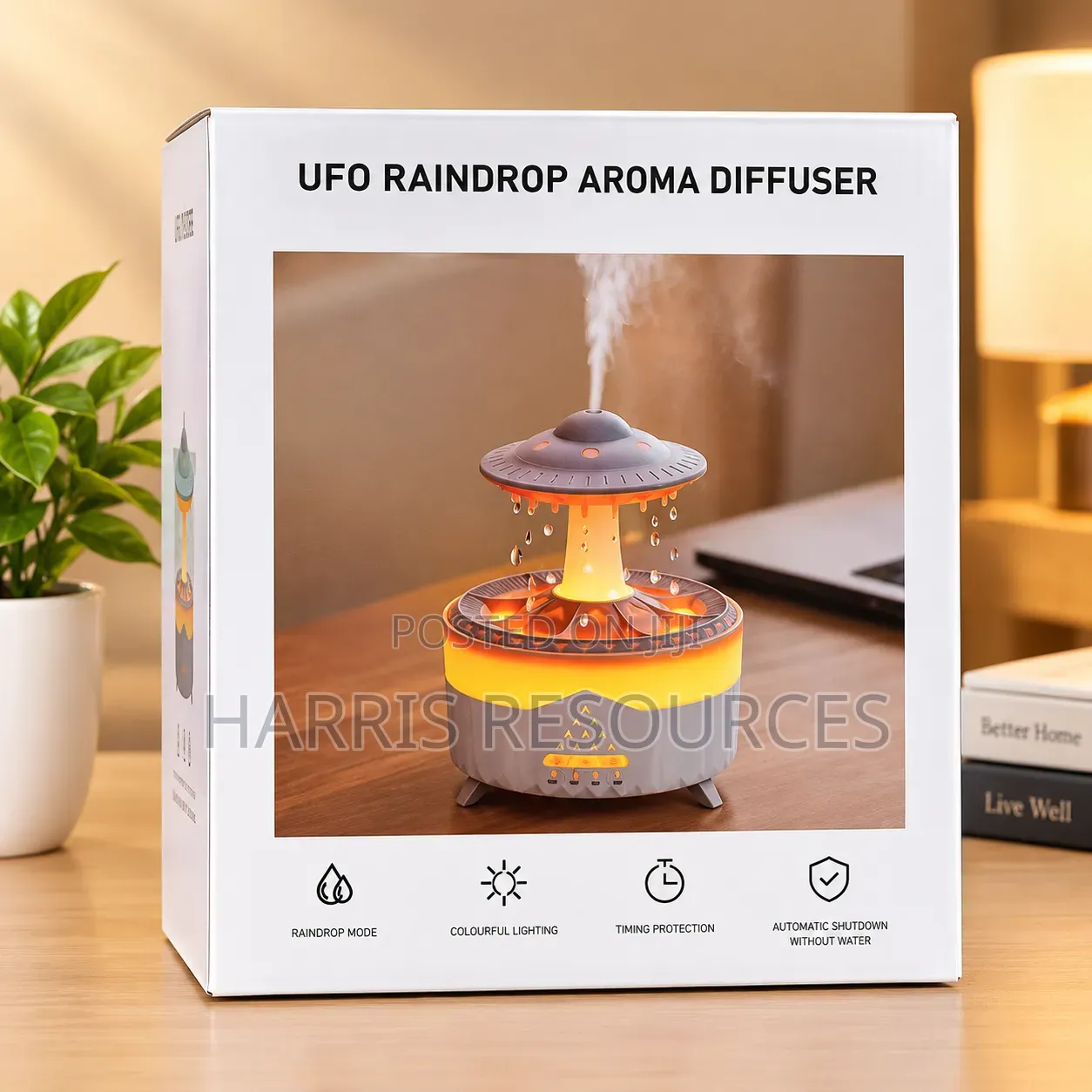 UFO Raindrop Aroma Diffuser Humidifier