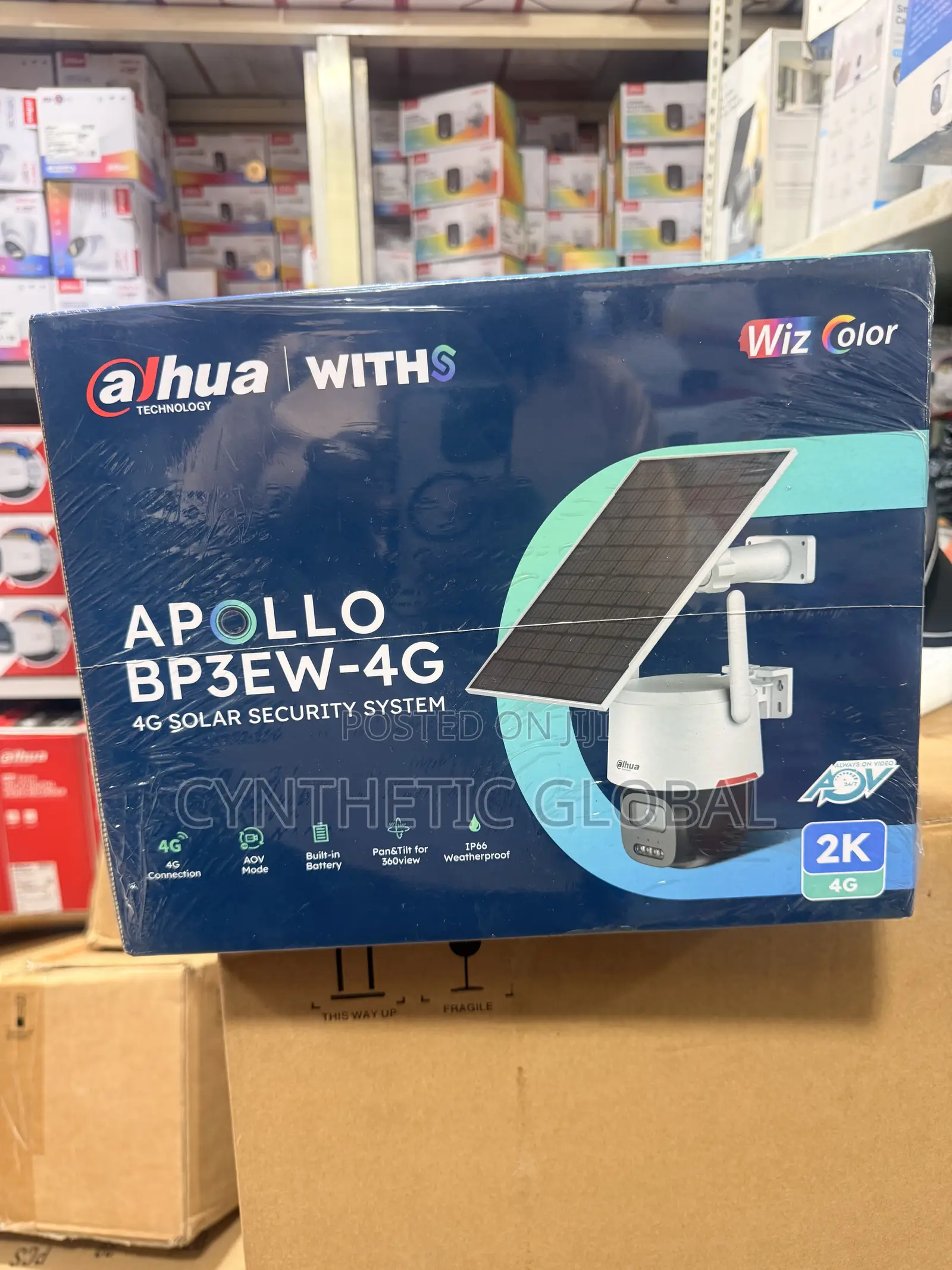 Dh-Bp3ew-4g 3mp Dahua Solar PTZ Camera