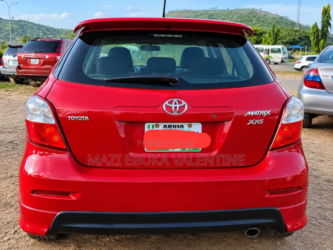 Toyota Matrix 2010 Red