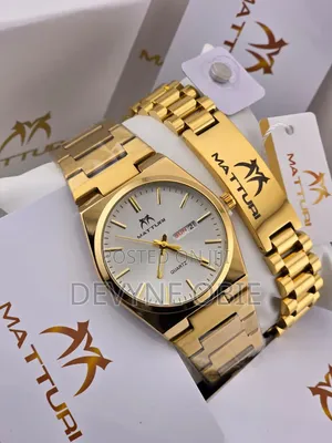Matturi Wrist Watch With Bangle