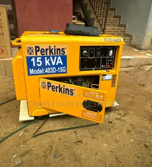 Original Perkins 15kVA Diesel Generator – Strong and Reliable