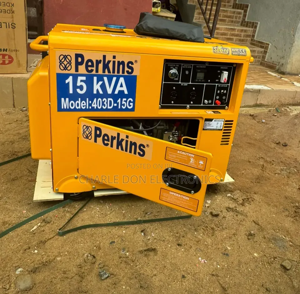 Premium Original Perkins 15kVA Diesel Soundproof Generator