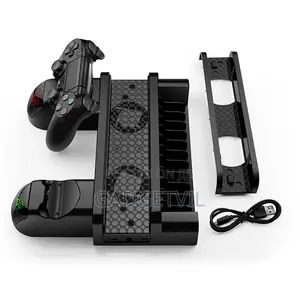 PS4 Series Multifunction Host Cool Fan Handle Seat Charge Storage Rack
