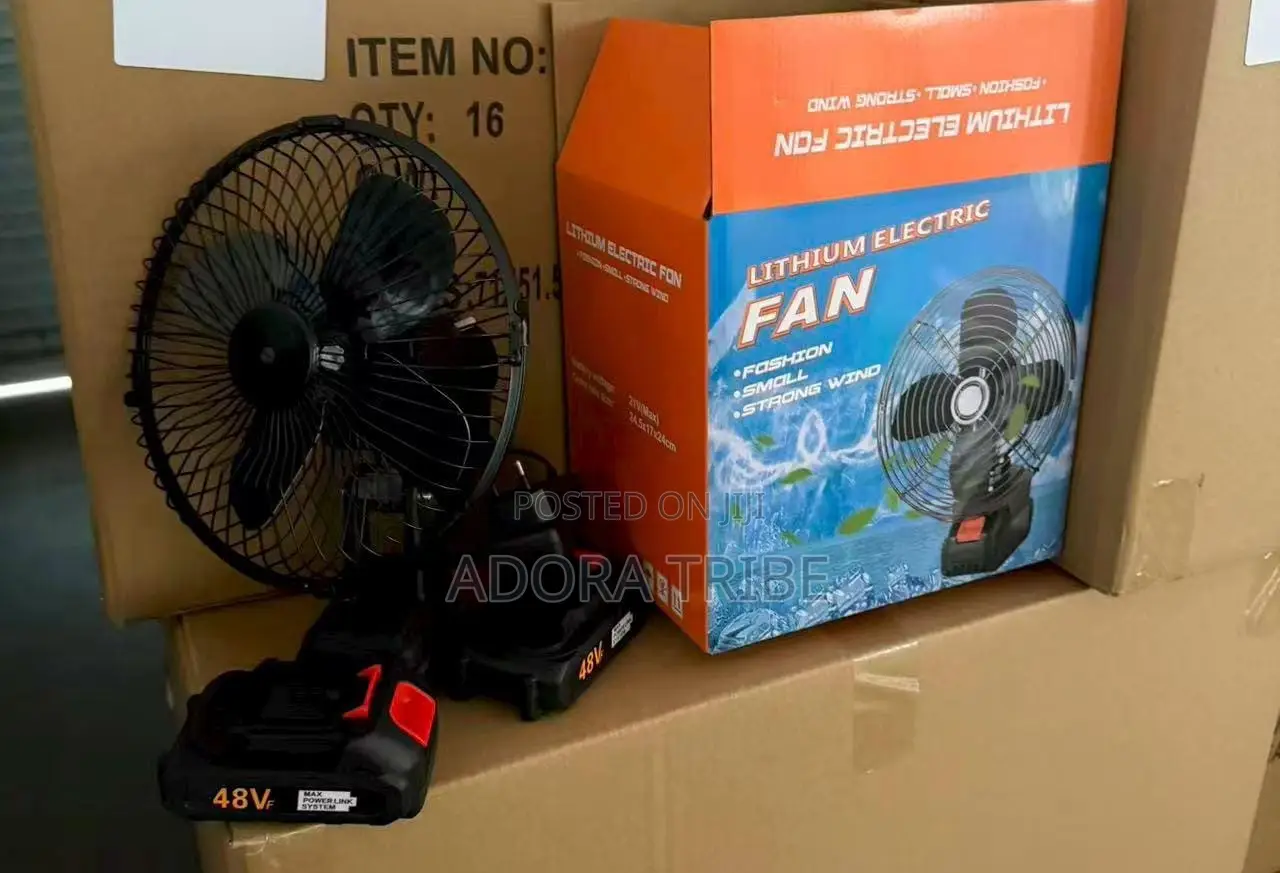 Rotating Lithium Rechargeable Fan