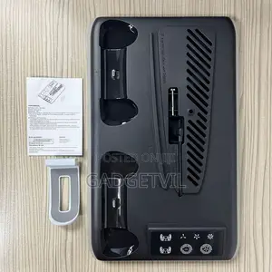 PS5 Series Game Console Universal Cooling Fan Base RGB Light
