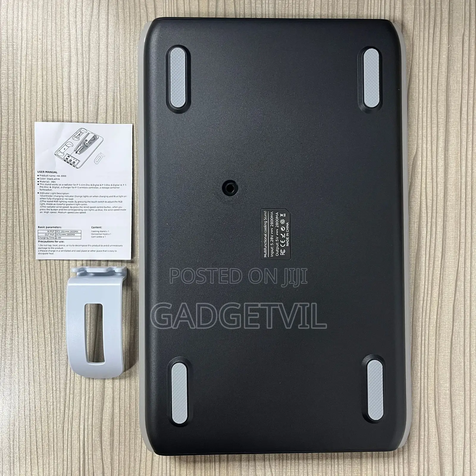 PS5 Series Game Console Universal Cooling Fan Base RGB Light