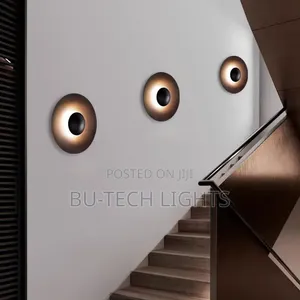 LED Wall Light / Staircase Light (Black & Gold)