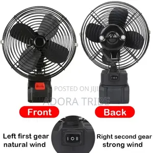 Rotating Lithium Rechargeable Fan