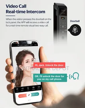 Camera Smart Locks Outdoor Fingerprint