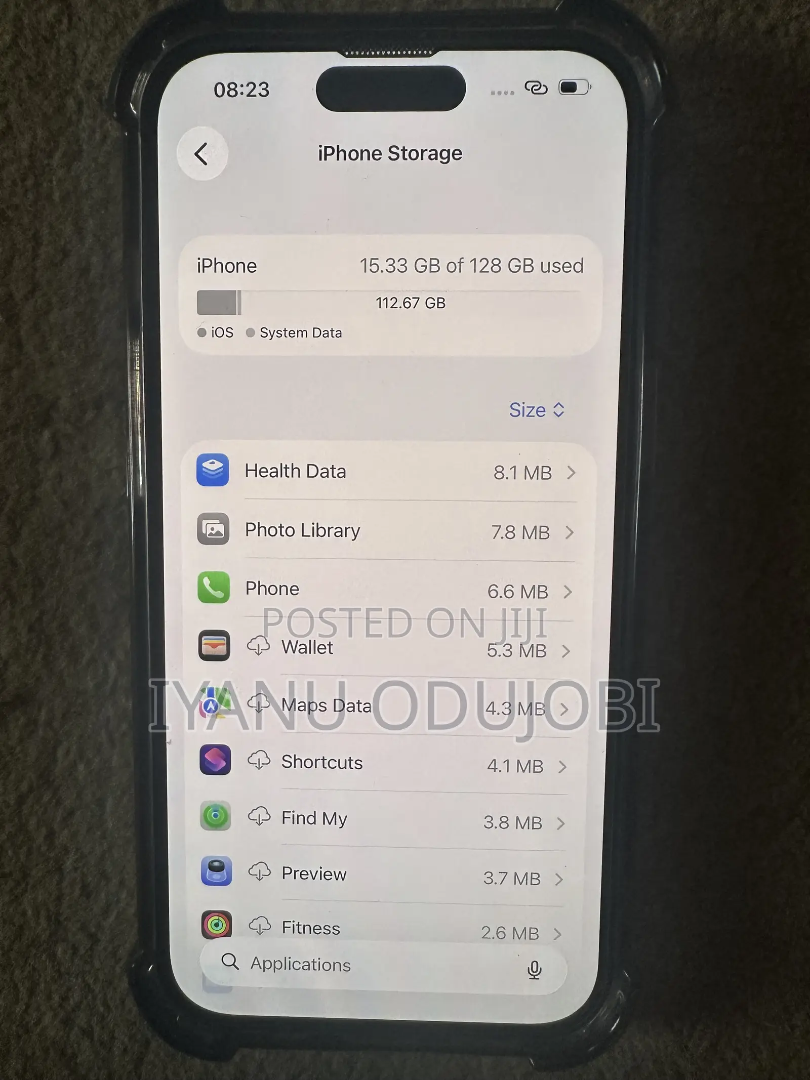Apple iPhone 15 128 GB Black