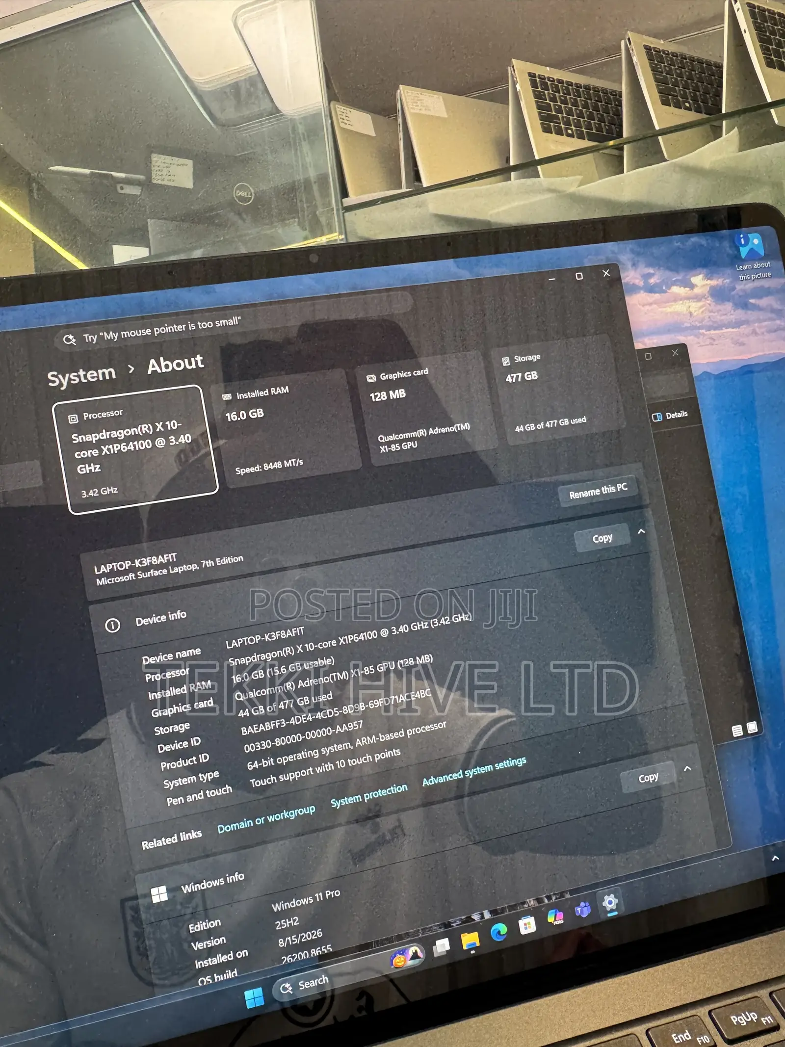 Microsoft Surface Laptop 7 16GB Qualcomm Snapdragon X Elite SSD 512GB