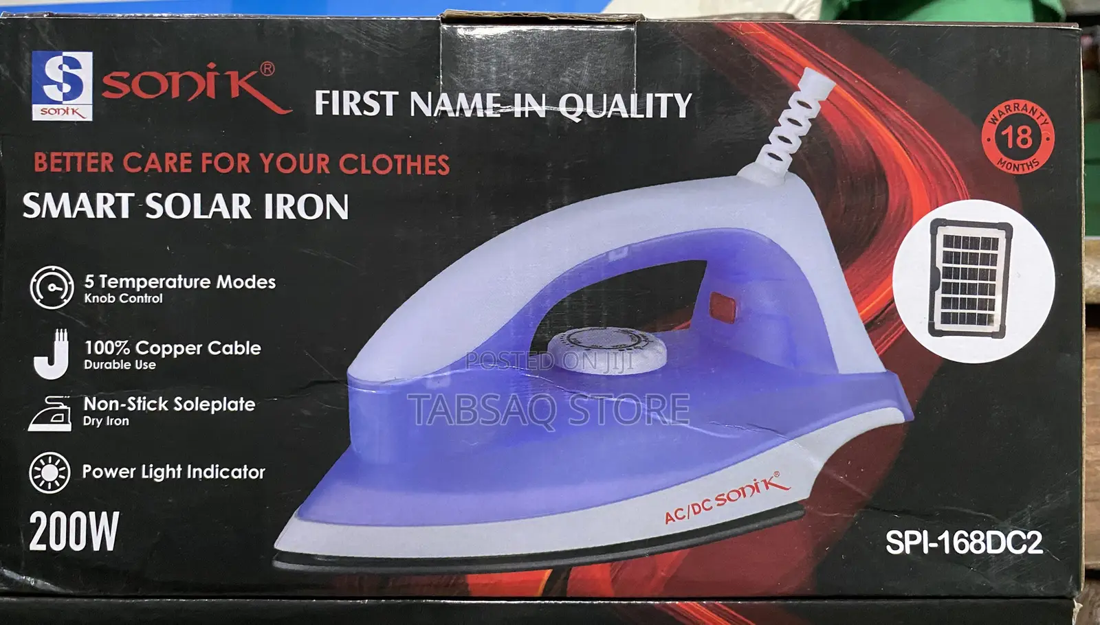 Smart Solar Iron