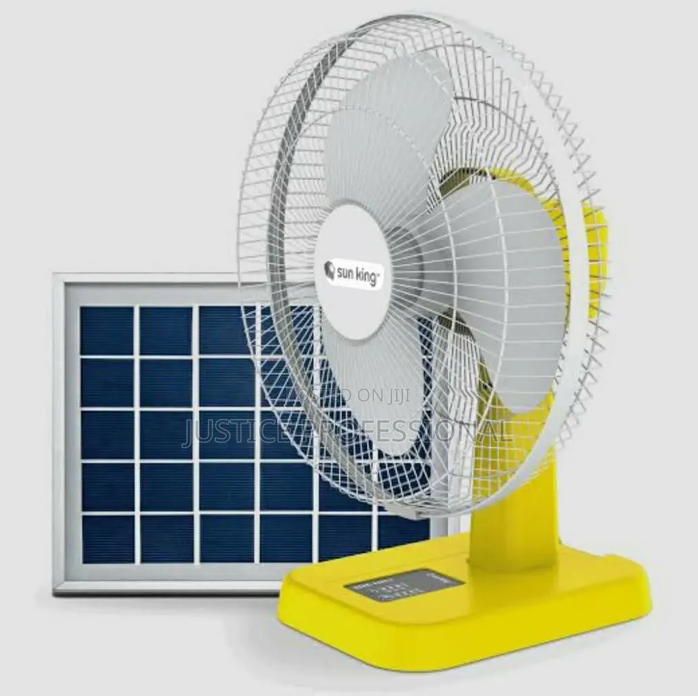 Sunking Solar Tablefan Stay Cool Even Without NEPA