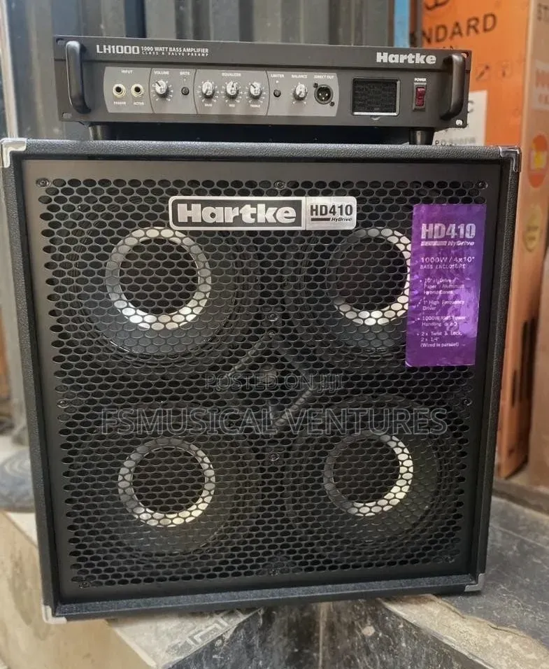 HARTKE HYDRIVE HD410 Bass Combo and LH1000 Amplifier