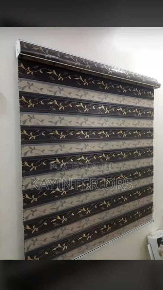 Brown Design Turkish Window Blinds Per SQM