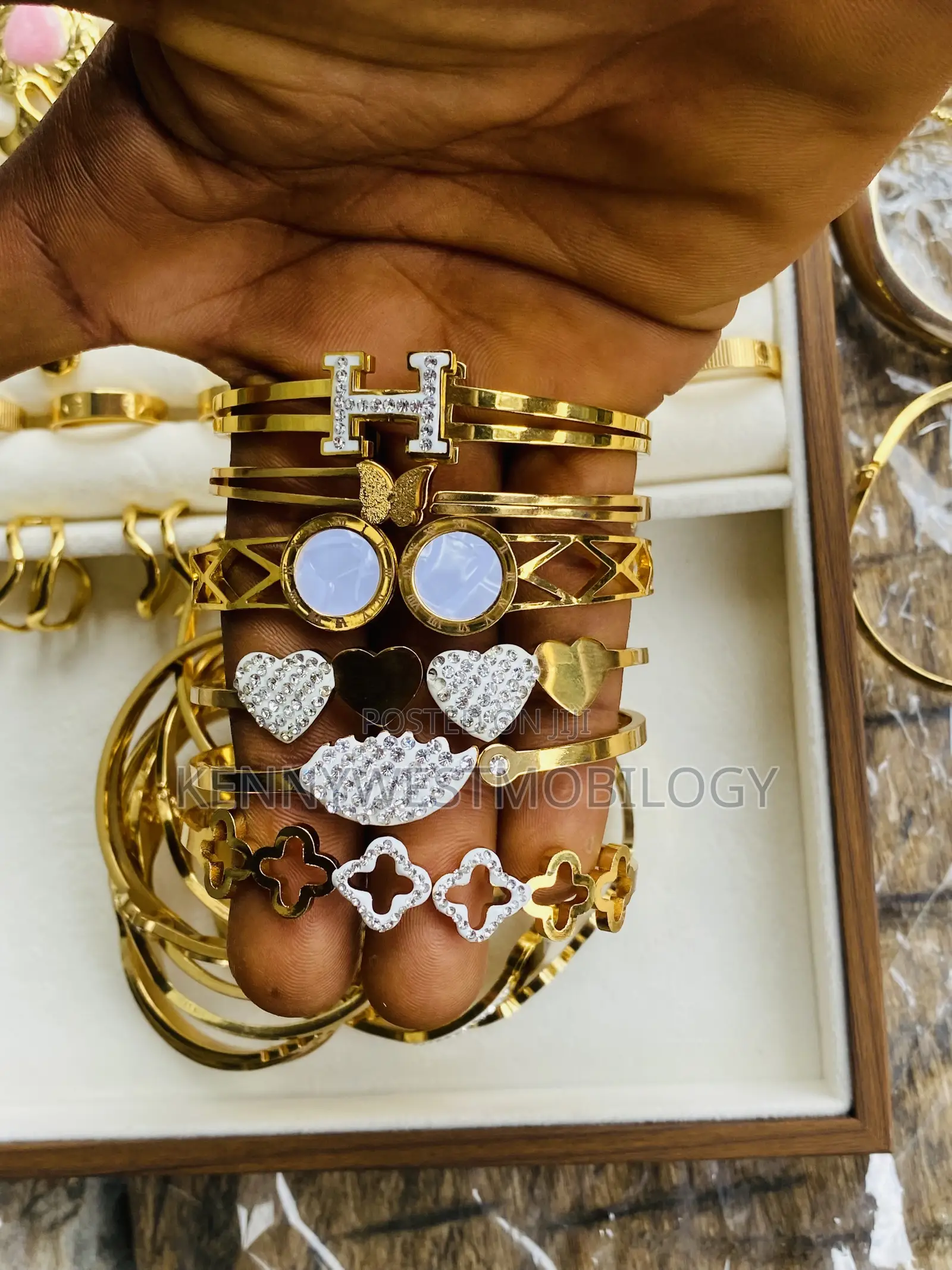 Luxury Gold-Tone Bangles & Bracelets