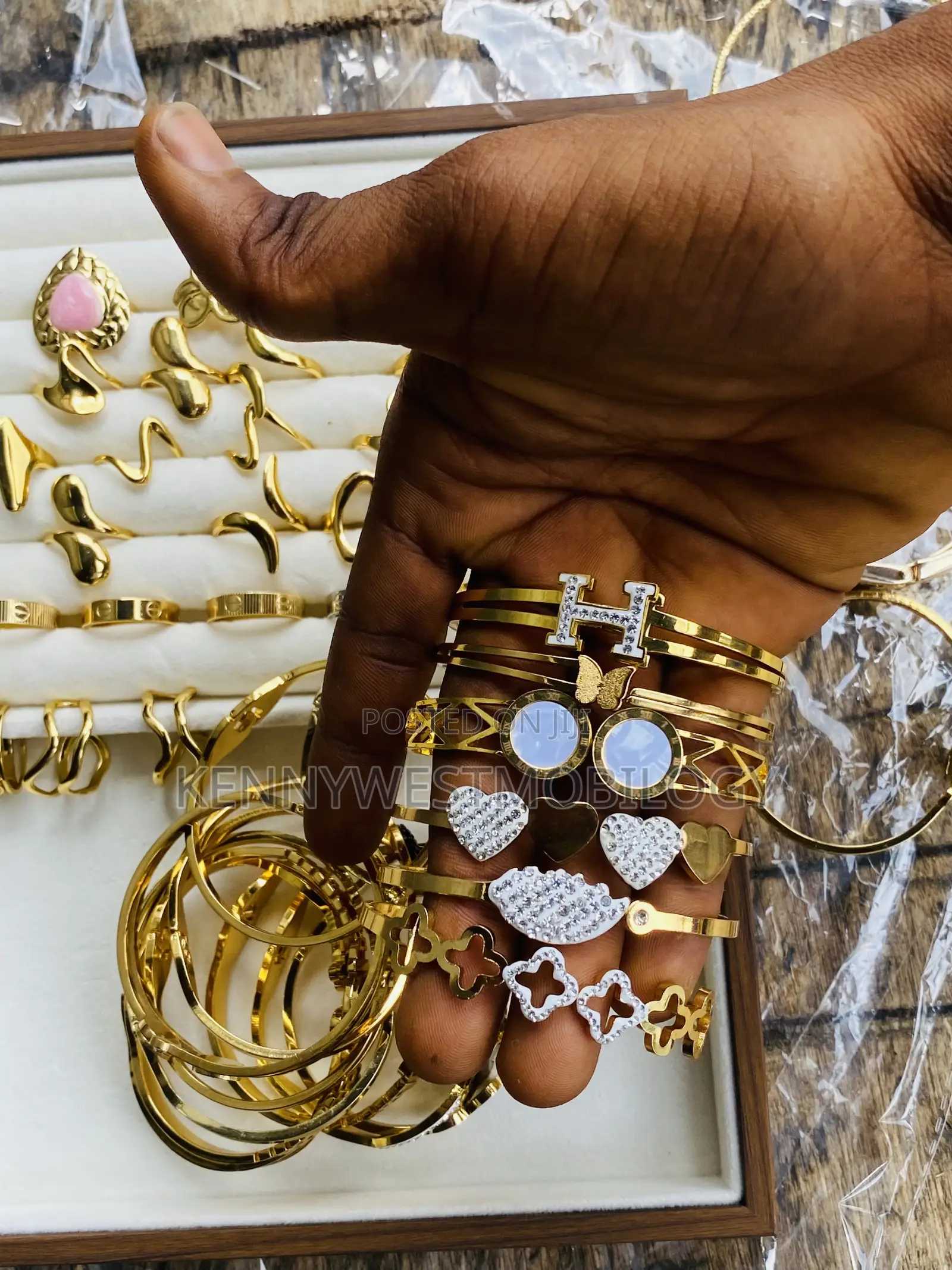 Luxury Gold-Tone Bangles & Bracelets
