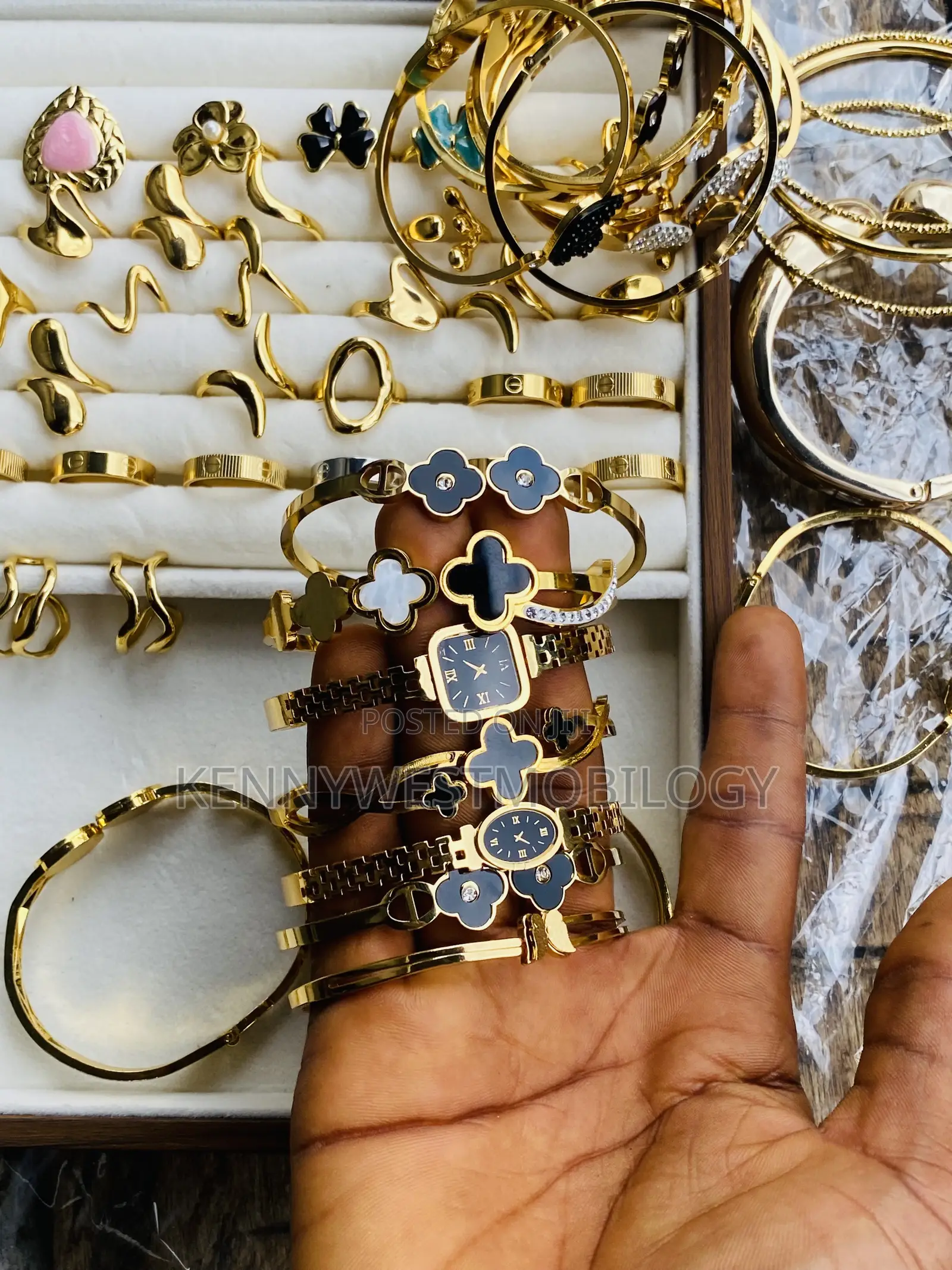 Luxury Gold-Tone Bangles & Bracelets