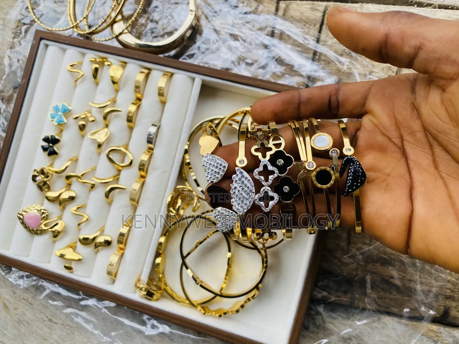 Luxury Gold-Tone Bangles & Bracelets