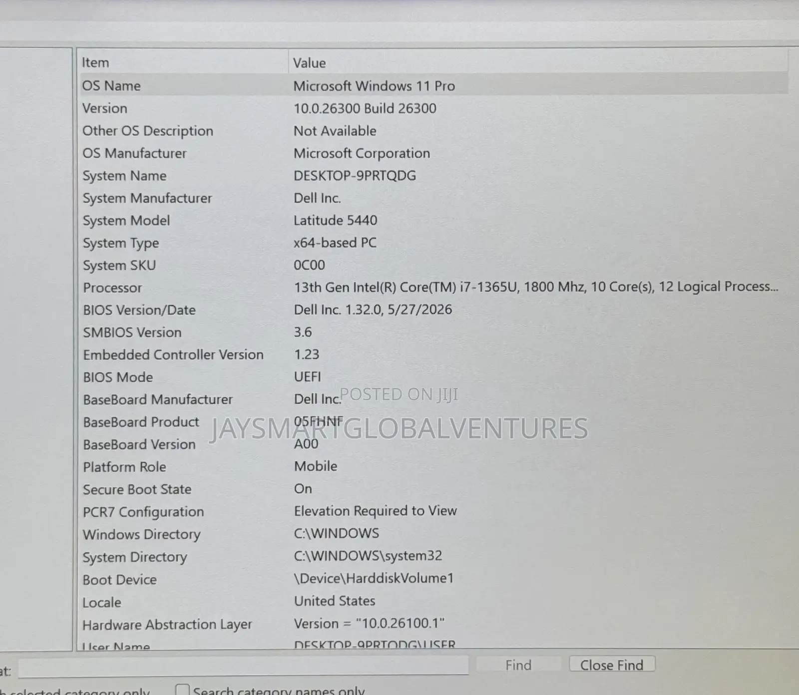 Laptop Dell Latitude 5440 16GB Intel Core i7 SSD 512GB