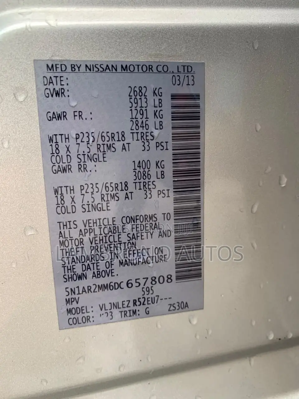 Nissan Pathfinder 2013 Silver