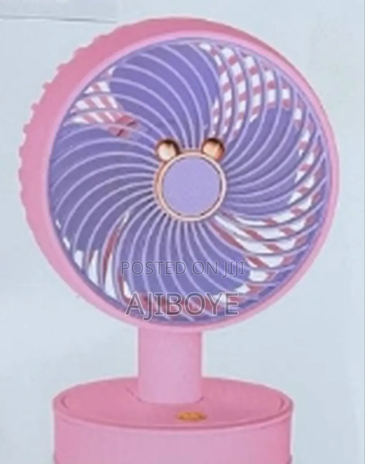Rechargeable Table Fan With Night Light, Mini Fan SX5015
