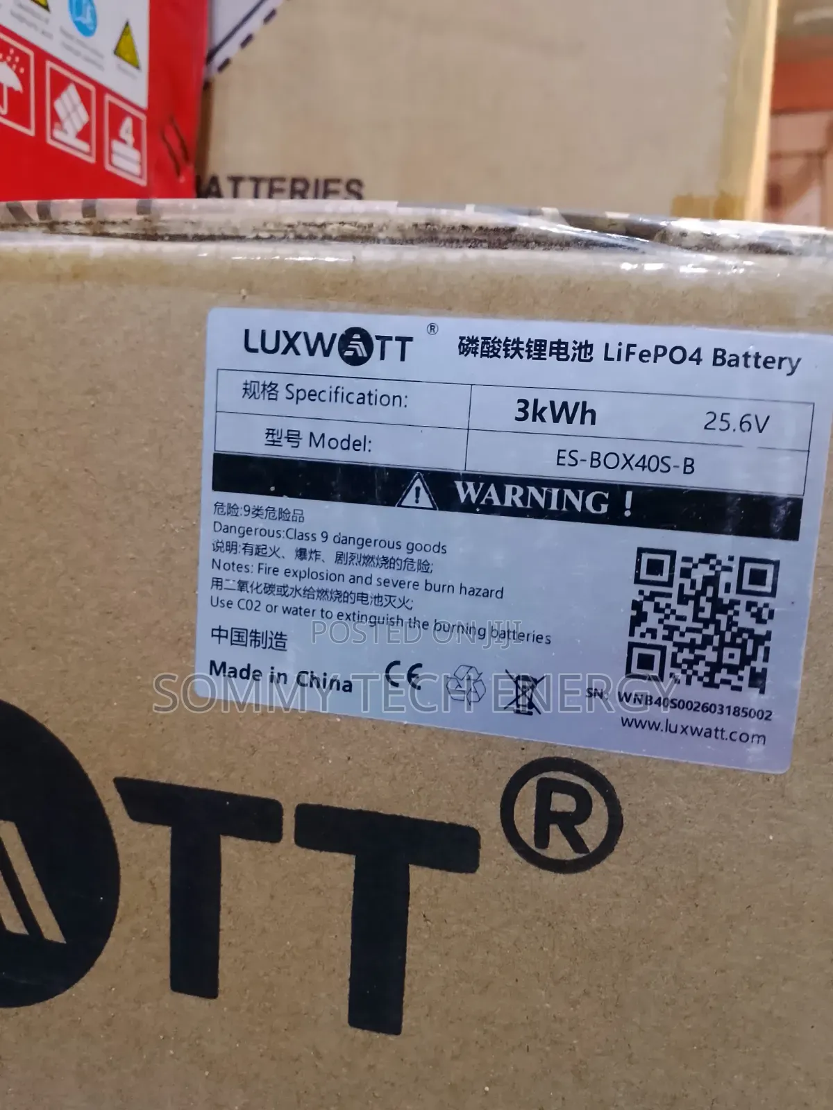 3kwh_24v Luxwatt Luthiun Ion Battery