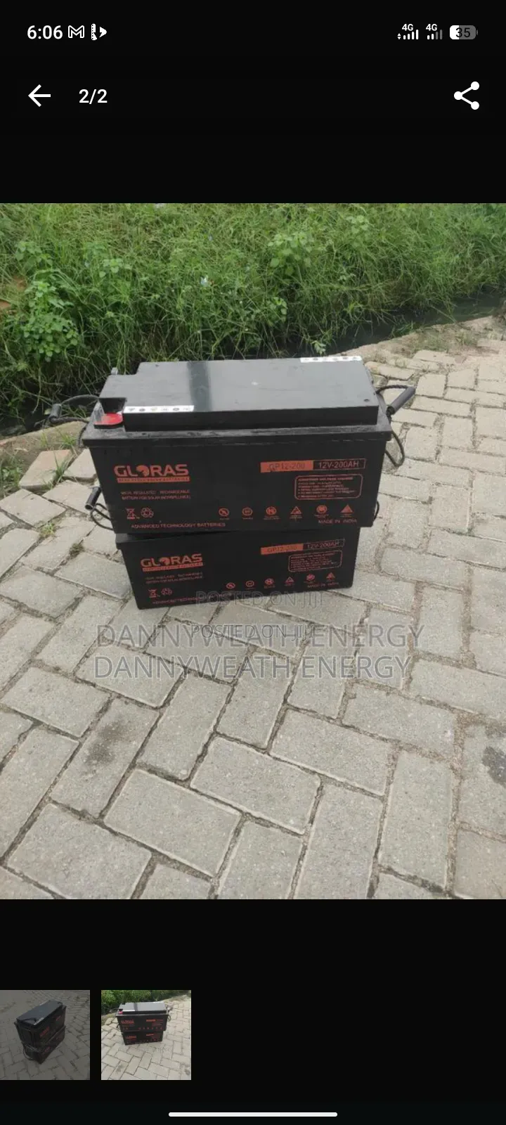 Condemned Batteries and Solar Batteries in Lagos