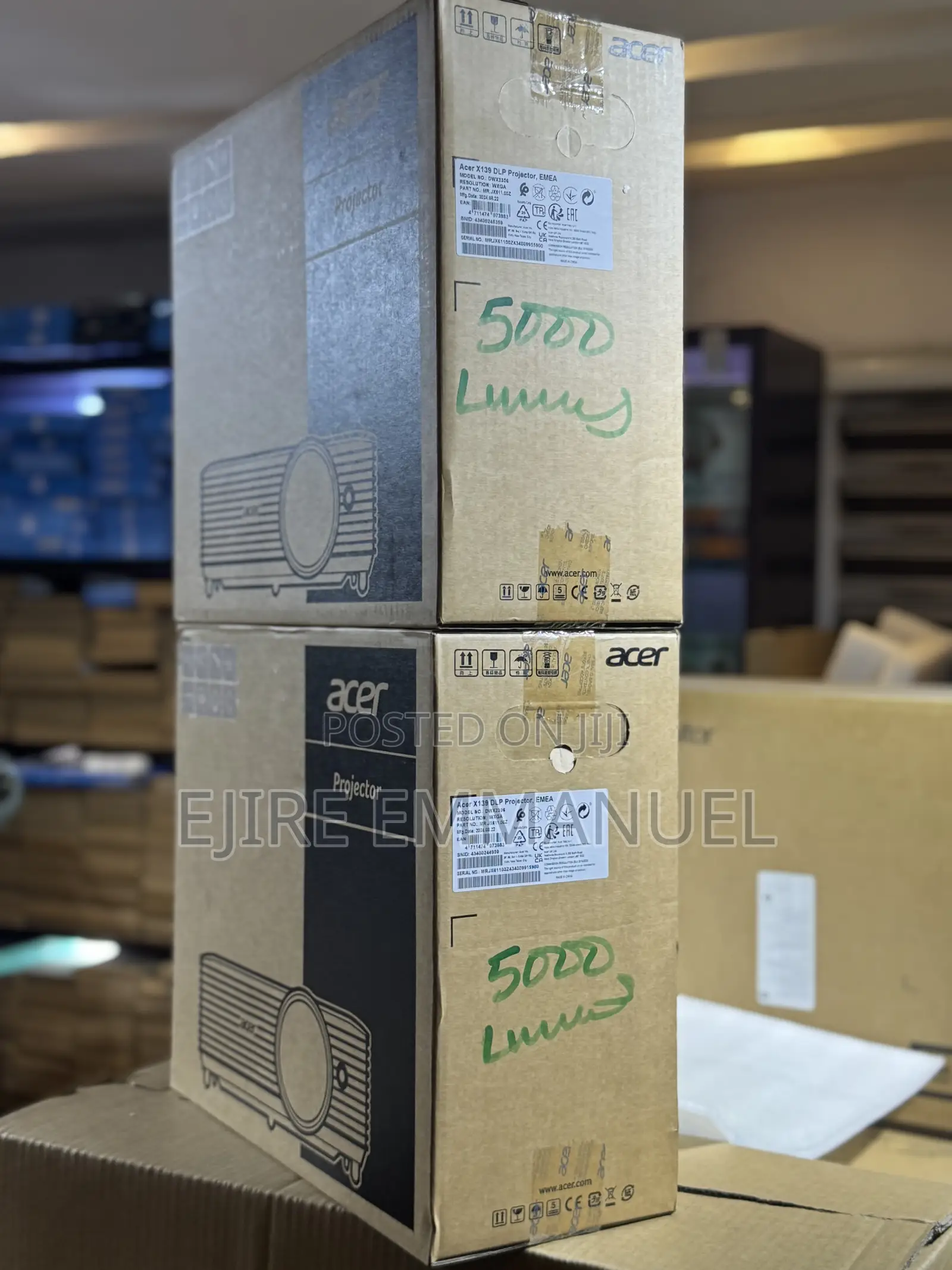 Acer X139 DLP Projector, Emea