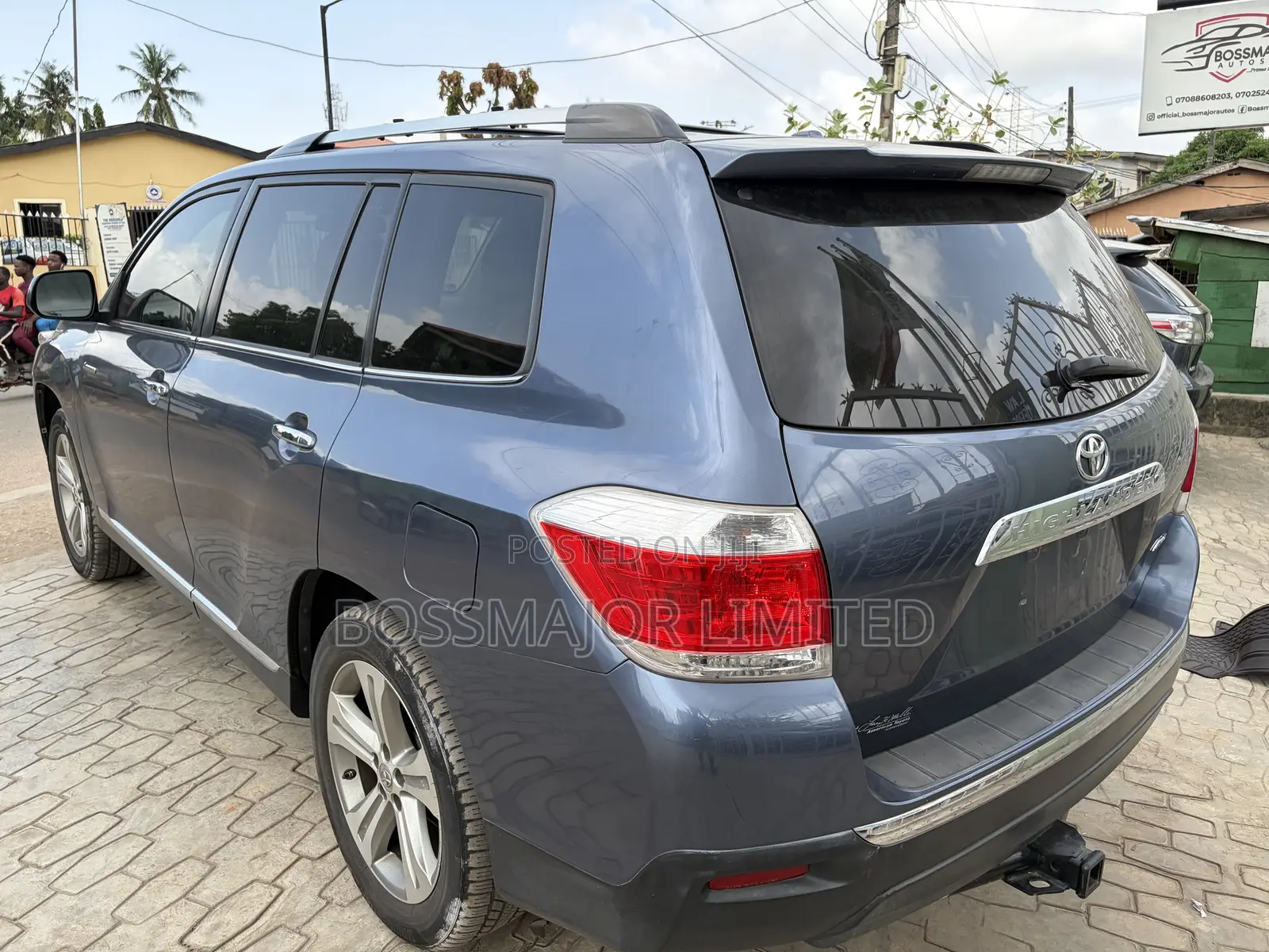 Toyota Highlander Limited 2012 Blue