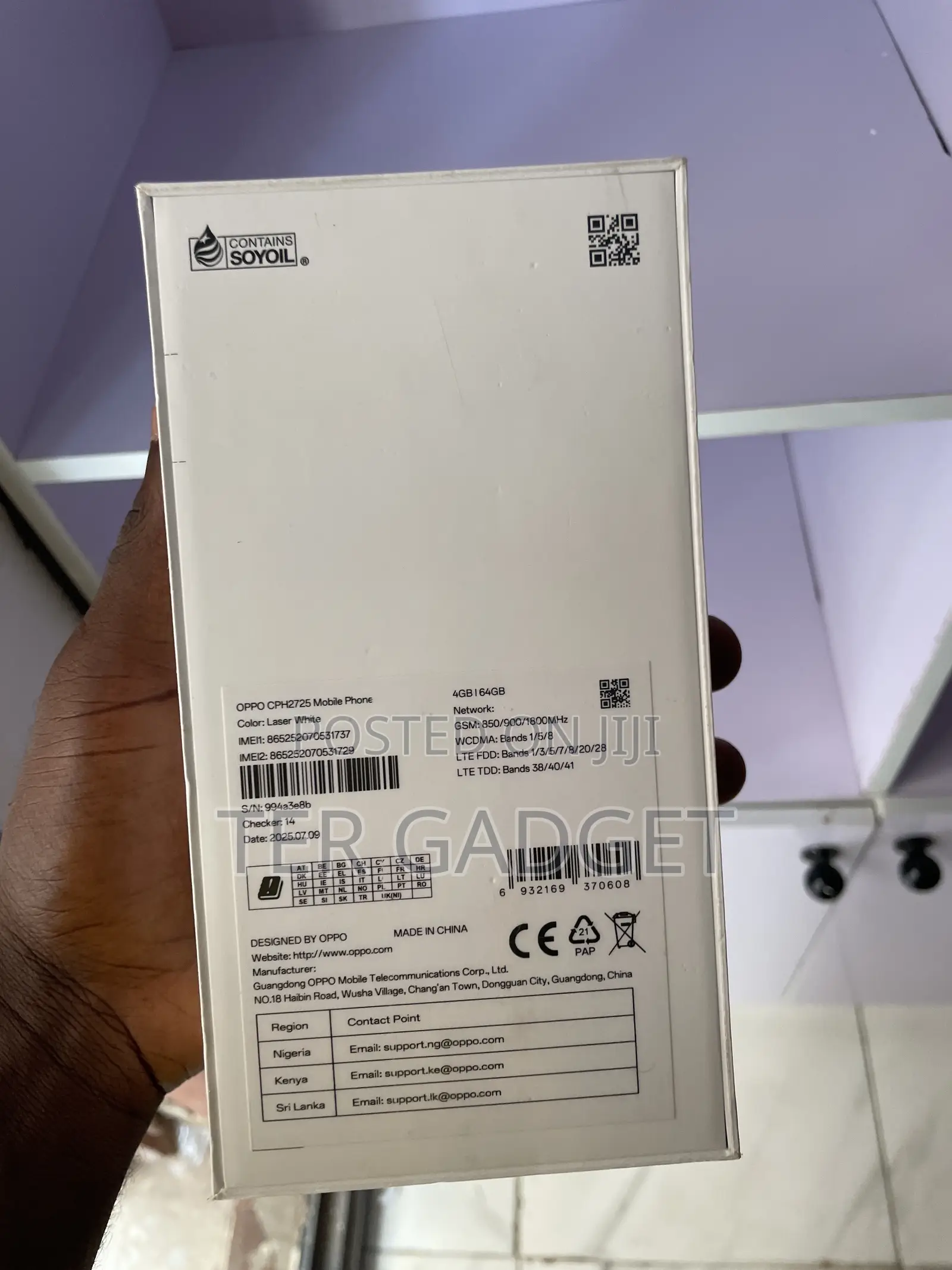 New Oppo A5 4G 128 GB