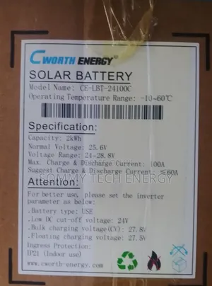 2kwh_24v Cworth Luthiun Ion Battery