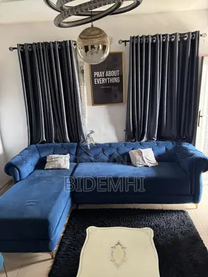 6 Seater L Shaped Couch & Single Royal Chair