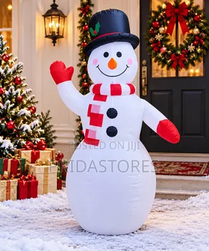Inflatable Christmas Snowman Decoration