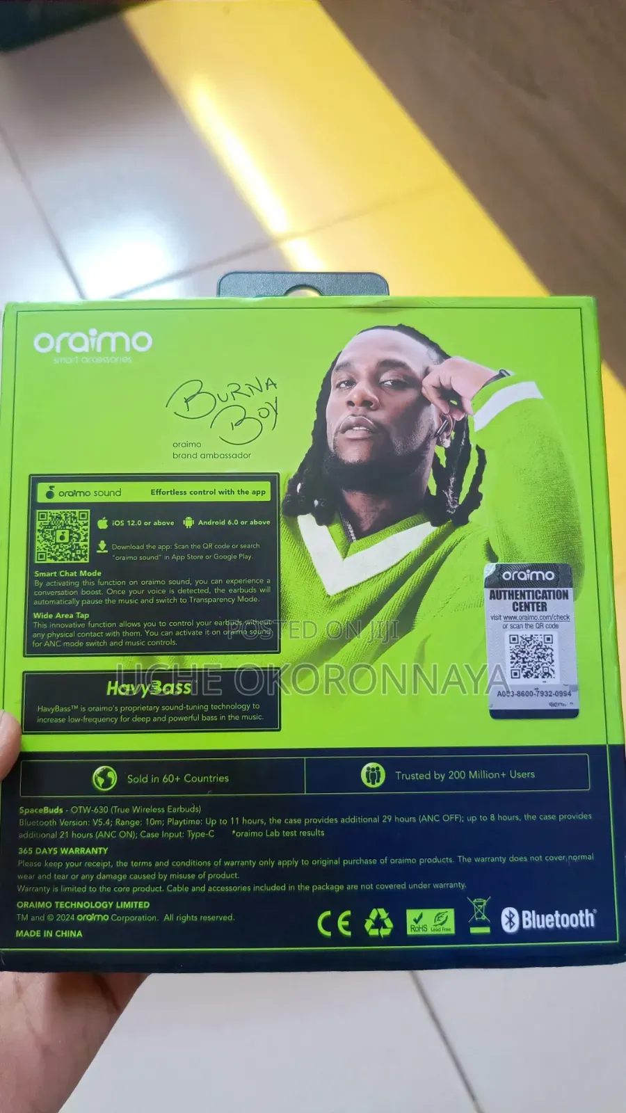 Original Oraimo Spacebuds