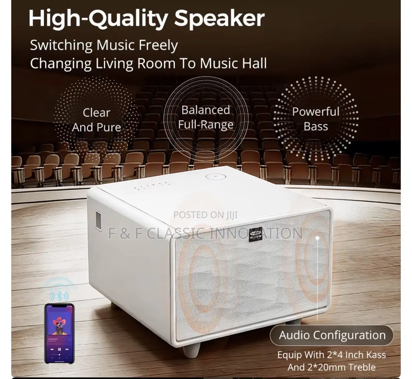 Smart Coffee /Center Table With Fridge