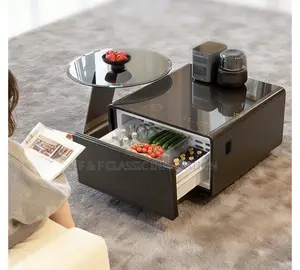 Smart Coffee /Center Table With Fridge