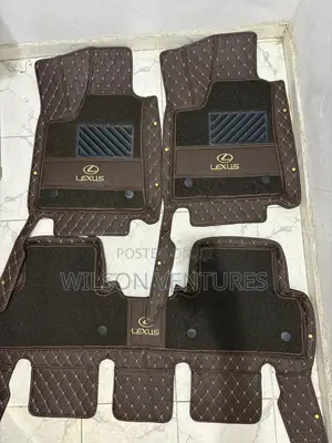 Brown Color Rx350 Double Layer Leather Foot Mat