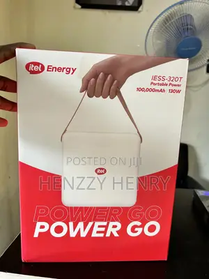 Itel Power Go 100,000mah Solar Laptop Powerbank