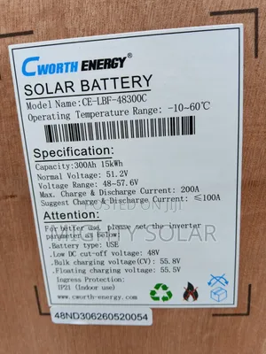 15kwh Cworth Energy Lithium Battery