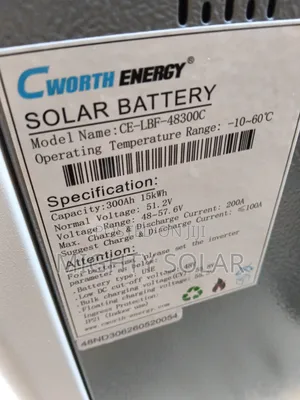 15kwh Cworth Lithium Ion Battery